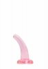 Dildo analne korek na przyssawce różowy 12 cm